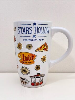 Gilmore Girls ~ Stars Hollow Ceramic Handled Travel Mug
